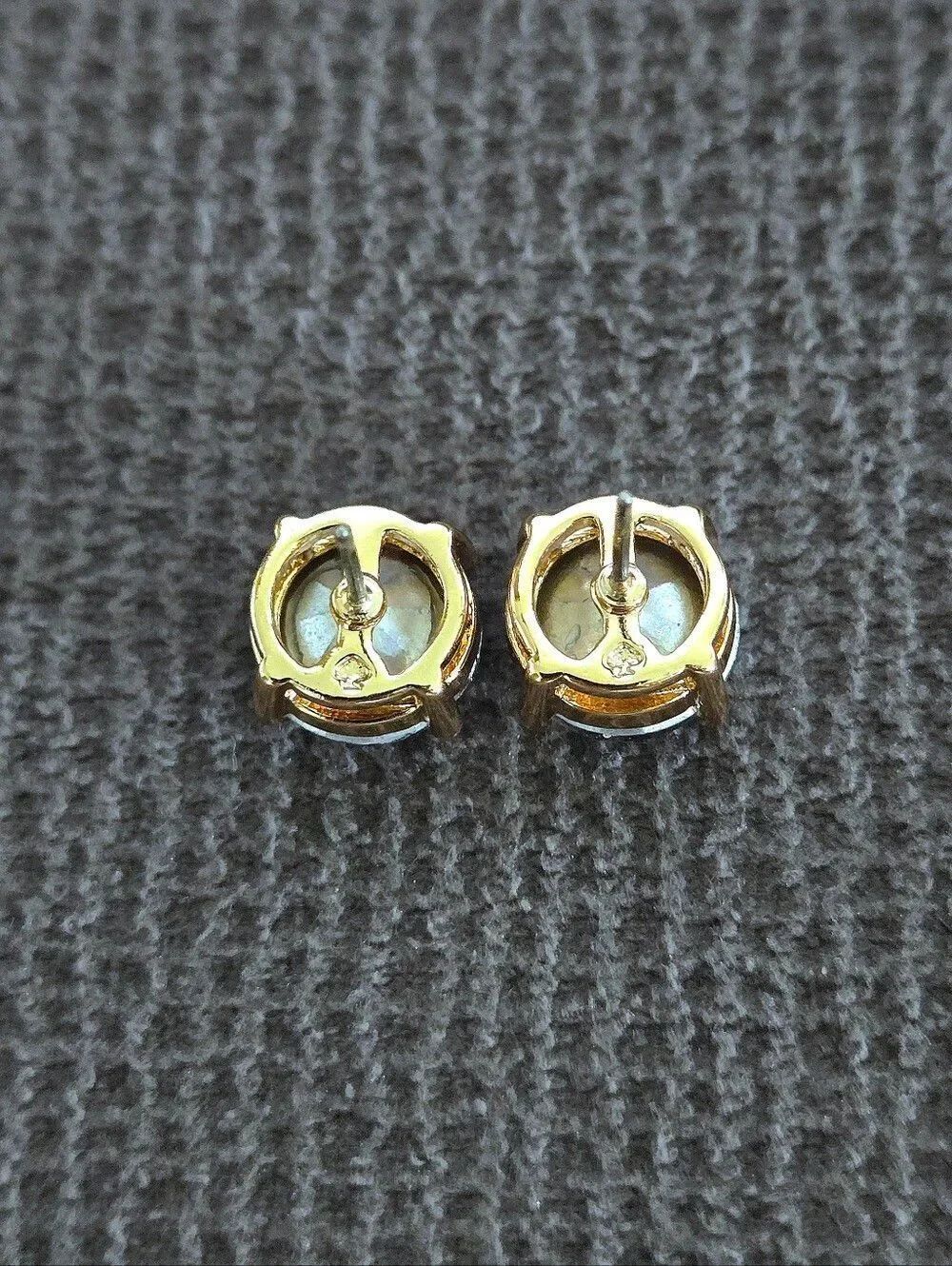 Kate Spade♠️ 4-Prong Set Clear Stud Earrings - Picture 9 of 15